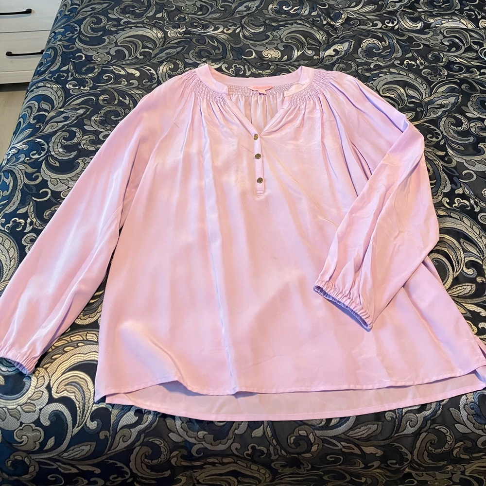 Lilly Pulitzer Silk Elsa Blouse